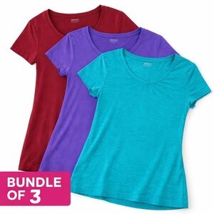 Arizona Jean Company Purple,red and blue Tee shirt bundle